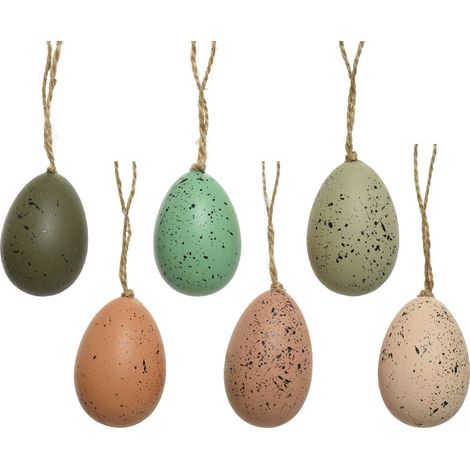 DECORAZIONE UOVO APPENDIBILE COLORATO ASSORTITO