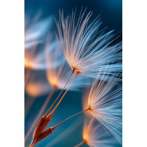 Tableau sur toile lueur végétale 45x65 cm - Impression sur Toile Murale Décorative - Image imprimée en HD sur Toile - Toile sur Châssis en Bois FSC - Fabriqué en France (1/5)