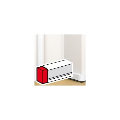Legrand 075611 Endkappe für Mosaik-Direktclip-Kabelkanal 50 x 80 mm