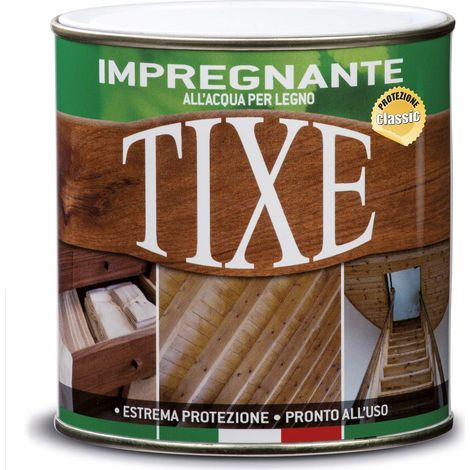 TIXE Impregnante Legno all'Acqua  Vernice Finitura Protettiva, Impregnante Legno Esterno Interno non Filmogena Resistente ai Raggi UV  250 ml  Douglas  Made in Italy (1/3)