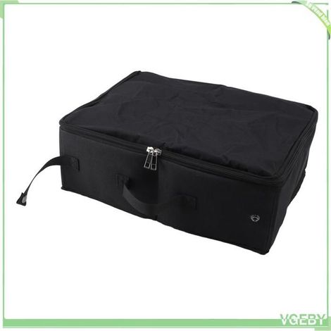 Bac à litière de voyage - FAFEICY - Portable - Tissu Oxford imperméable - Couleur noire - Pliable (1/5)