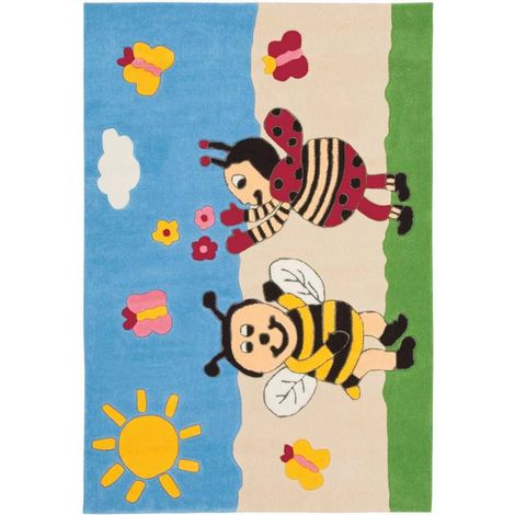 Tapis joy 4091 multicolore bumblebee - 110 x 160 cm (1/5)
