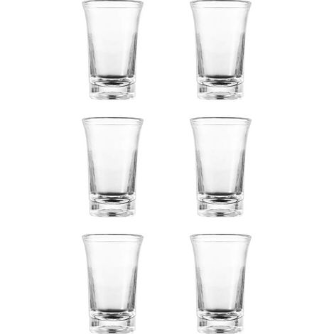 Verre À Shot - Acrylique - 35 Ml - Pour Tequila Vodka Cocktails - Lot De 6 (1/5)