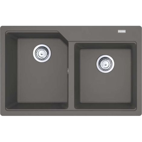 Franke Urban - Fregadero de fragranite UBG 620-78, 78x50 cm, piedra gris 114.0700.119 (1/2)