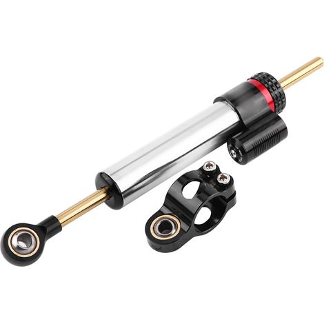 Stabilisateur d'amortisseur de direction universel en alliage d'aluminium pour moto (version courte) adapté aux modèles MT10, MT07 et MT09. (1/5)