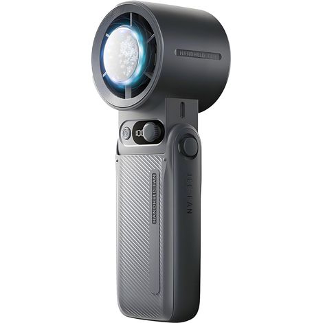 Ventilateur portable avec batterie rechargeable intégrée de 6000 mAh pour une longue autonomie ventilateur d'extérieur. (1/5)