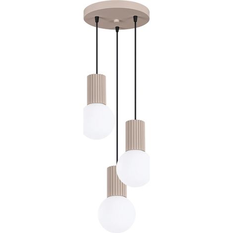 Lámpara colgante Mido topo, 3 luces (1/5)