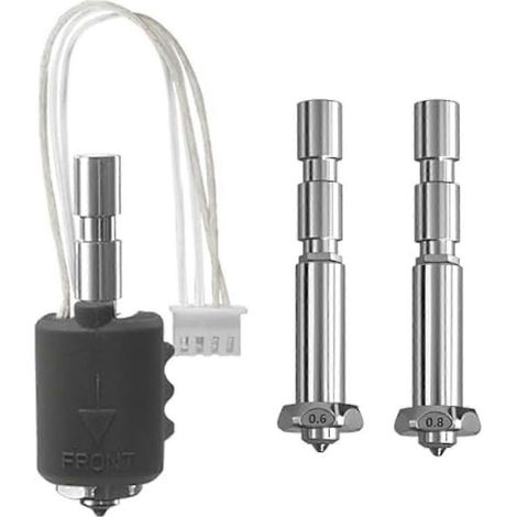 Hotend mit 0,6/0,8 mm Schnellwechsel-Hochdurchfluss-Extruderdüse aus gehärtetem Stahl, integriertem Extruder-Kit fo-JXLGV (1/5)