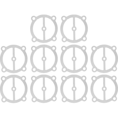 10 Stück Luftkompressordichtung 65 5-Loch Aluminium-Dichtungsplatte Metallventilplatte 0,25 0,36 Pumpe 2,2 3 kW (1/5)