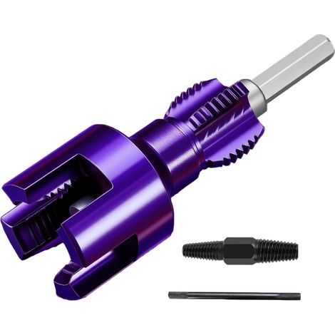 Outil De Filetage Tuyauterie Taraud Extracteur PVC Intérieur Et Extérieur Réparation Plomberie Pour Bricolage Garage Salle Bains Cave A: Ouvre-fils 4 Minutes + 4/6 Décollage - (1/5)