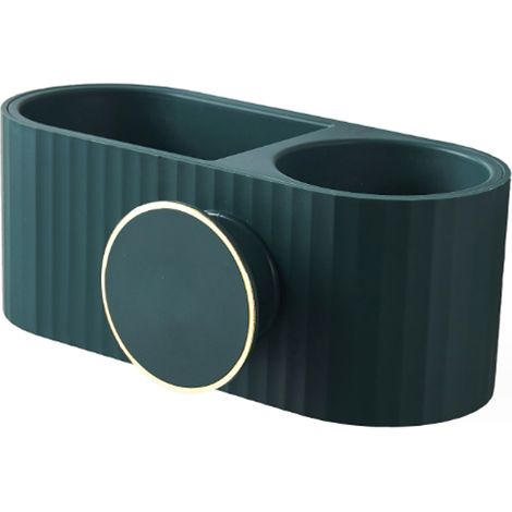 Support Sèche-Cheveux - Abs Écologique - Installation Sans Perçage - Pour Salle De Bain Et Toilettes - 1 Pièce (1/5)
