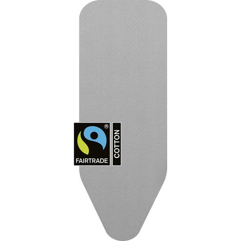 Brabantia Ironing Board Cover C 124x45 cm – Metallised 100% Cotton Top Layer with 8mm Foam Padding Perfect Fit for Size C Ironing Boards Durable, Washable, and Easy to Install (1/4)