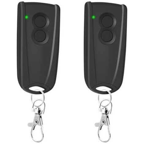 Lot de 2 émetteurs manuels de rechange pour EcoStar RSC2 433, télécommande d'ouvre-porte de garage 433,92 MHz 4 canaux Compatible avec Hormann EcoStar Liftronic 500/700/800, Portronic D2500/D5000/S400 (1/5)