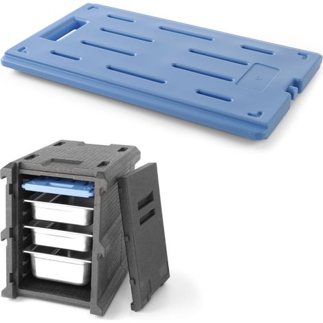 Elemento refrigerante insertable para termocajas, contenedores con aislamiento térmico de 0 a 4 °C GN1/2 - Hendi 707777