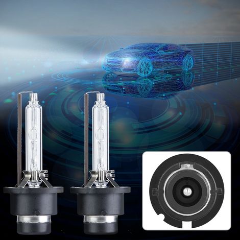 2 Ampoules Xenon D2S 6000K 35W pour Phares de Voiture, Remplacement de Lampe (1/4)