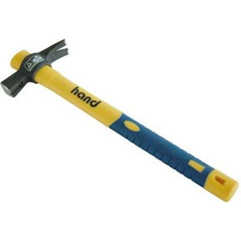 Martello carpentiere m.fibra hand acciaio forgiato sm.mm 25x34 gr 250 + magnete conf. da 2pz