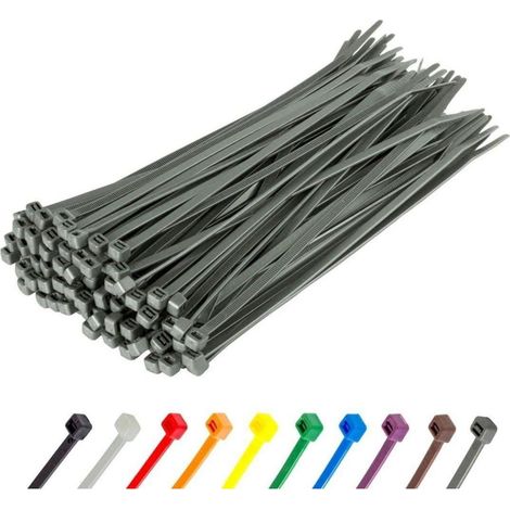 Kabelbinder 100 silber 370 mm 4,8 mm 22,2 kg UV 370 mm x 4,8 mm Silber (1/5)
