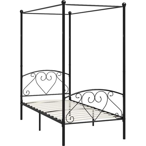 Maison Exclusive - Estructura de cama con dosel sin colchón metal (1/5)