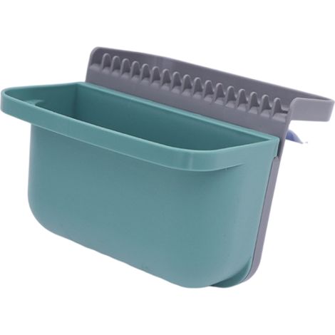 Panier d'égouttage suspendu pour évier, boîte de rangement amovible, porte-éponge pour évier de cuisine, étagère d'évier, organisateur de passoire suspendue