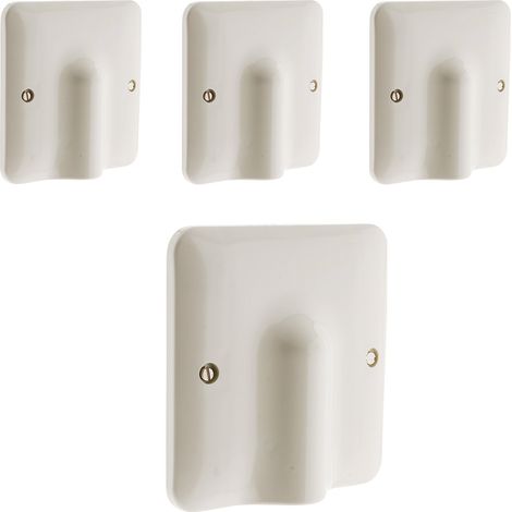 Lot de 4 plaques sortie de câble Diwone - Zenitech