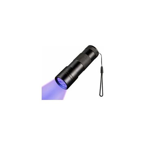 1 pièce Torche UV avec 12 Ampoules LED, LED Lampe Torche ultraviolette 395 nm, Chien/Chat Détecteur d'urine, Resine, Fluorescent, Scorpion etc. Torche UV avec 12 Ampoules LED, LED Lampe Torche ultravi (1/5)