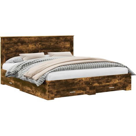Maison Exclusive - Estructura de cama con cajón con cabecera Made (1/5)