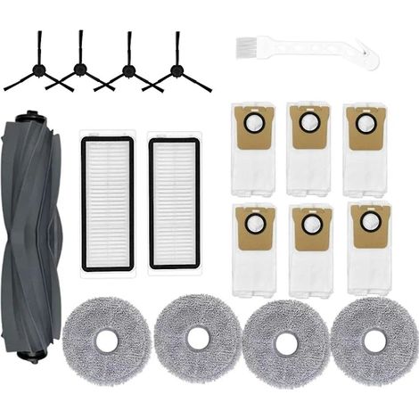 Zubehörset für Dreame L20 Ultra/L30 Ultra Staubsauger: Hauptbürste, Seitenbürste, HEPA-Filter, Reinigungstuch, Staubsaugerbeutel, Ersatzteile – AquaForge (1/5)