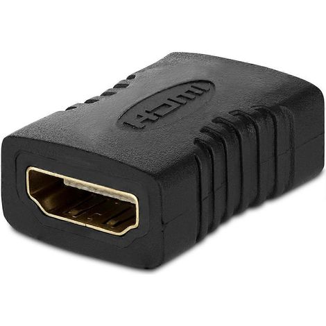 Adaptateur HDMI femelle 19 broches vers HDMI femelle 19 broches (noir) (1/4)