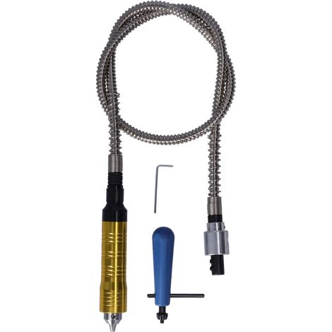 Jeffergarden Câble d'extension d'arbre flexible pour rectifieuse, poignée de mandrin, adaptateur de polisseuse électrique, accessoires-DOU