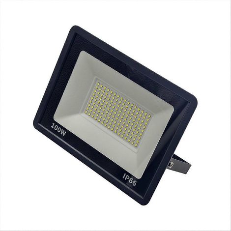 Projecteur LED étanche d'extérieur AC220 100W pour jardin, porche ou cour, 6500K (1/5)
