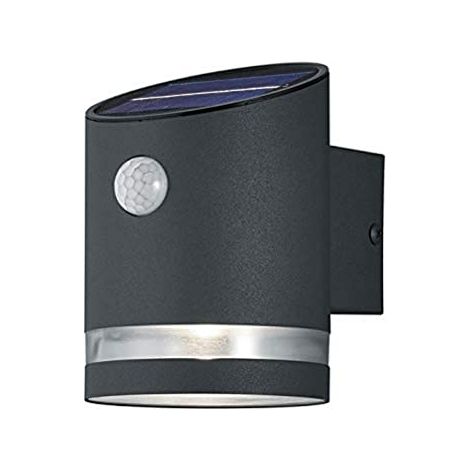 Applique Led Esterno Solare Ricaricabile con Sensore Acciaio Salta GD Trio (1/4)