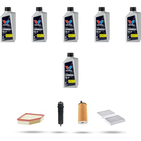 Kit tagliando 4 FILTRI e 6L OLIO compatibile con Bmw serie 5 (G30,G31,F90) 520d hybrid 140kw dal 2019 (1/5)