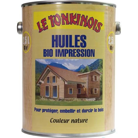 olio trattamento legno le-tonkinois bio impression 2,5 litri ecologico uv (1/3)