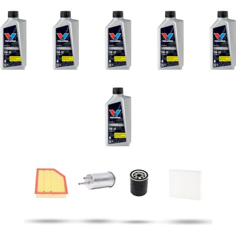 Kit tagliando 4 FILTRI e 6L OLIO compatibile con Volvo S60 II V60 Cross Country 2.0 T5 177Kw dal 2010 al 2014 (1/5)