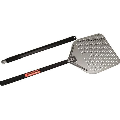 Sandrigarden pala da forno, manico lungo, dimensioni 35x37 cm, pala pizza professionale per forno