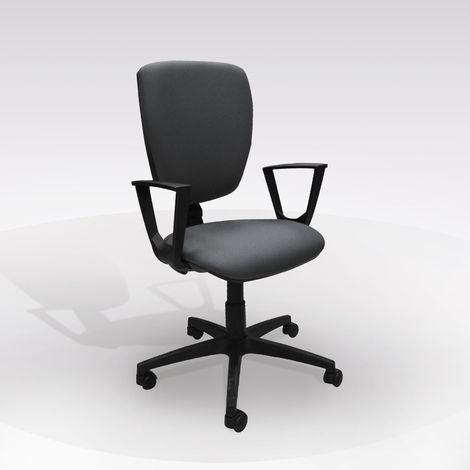 POLTRONA UFFICIO MOD. SURF GRIGIO SCURO (1/5)