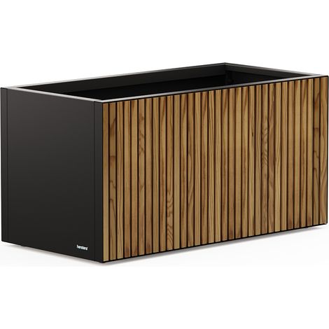 Herstera Garden Deco Planter 100x50x50 cm schwarz (1/5)