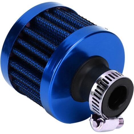 Filtre à air, 25mm 1in Mini filtre d'admission d'air évent carter reniflard accessoire de voiture universel(Bleu) (1/5)