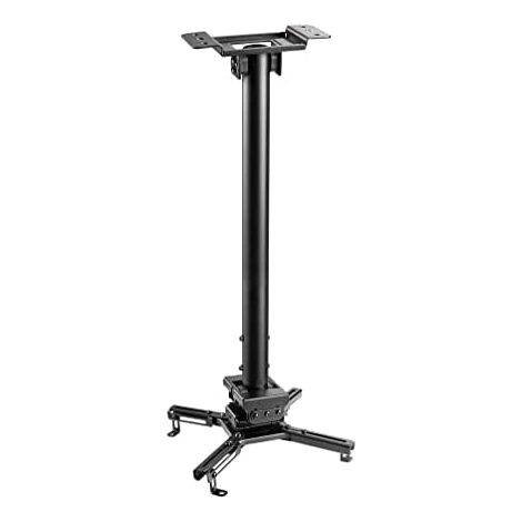 Neomounts CL25-540BL1 Soporte de techo para proyector - alt. 60,5-90,5 cm - fácil montaje - movimiento completo (1/5)