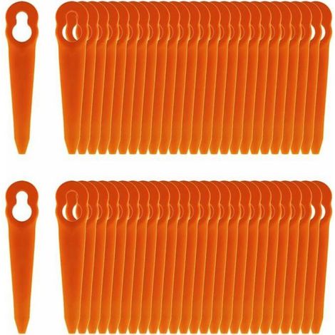 Lot de 100 Lames Plastiques STIHL Polycut 2-2/3-2, FSA 45/57, Débroussailleuse, Rivets Pop Assortiment (1/5)