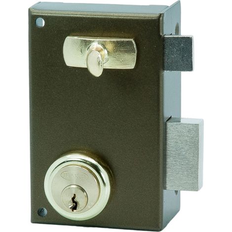 ILARGI cerradura 56a-60 he derecha b/red. , Cerradura de sobreponer Serie100 Ref:56A con picaporteTamaño 60mmCilindro redondo accionado con llave por ambos ladosCon tir (1/4)