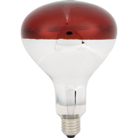 01 Ampoule Lampe Chauffante, Poussins Ampoule Lampe Chaleur Verre Rouge pour Volaille pour Poulet (1/5)