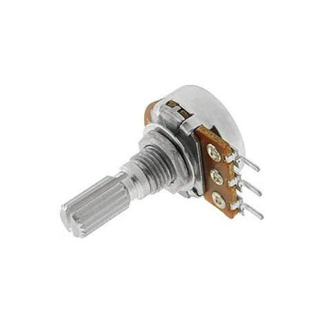 POTENCIOMETRO 100K Lineal Eje Corto Metal De 6mm