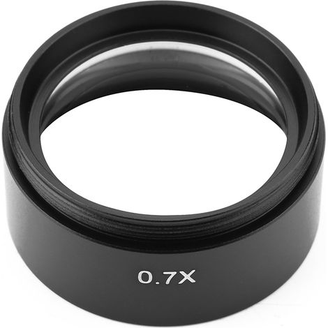 Binokularlupe KP-0,7X mit Hilfsobjektiv, Linse für Stereomikroskop mit 48-mm-Anschlussgewinde (1/5)