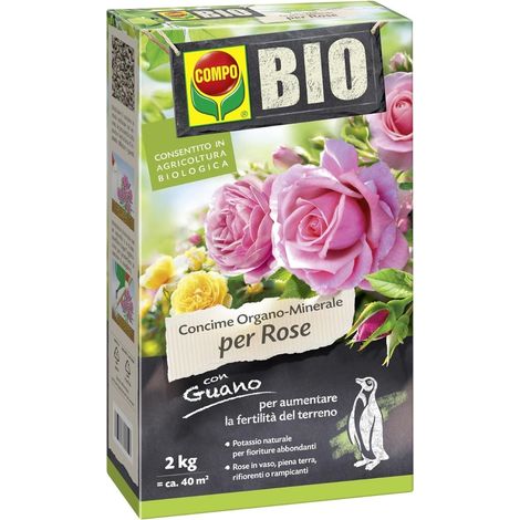 COMPO - Concime per rose con guano del Perù - 2 kg