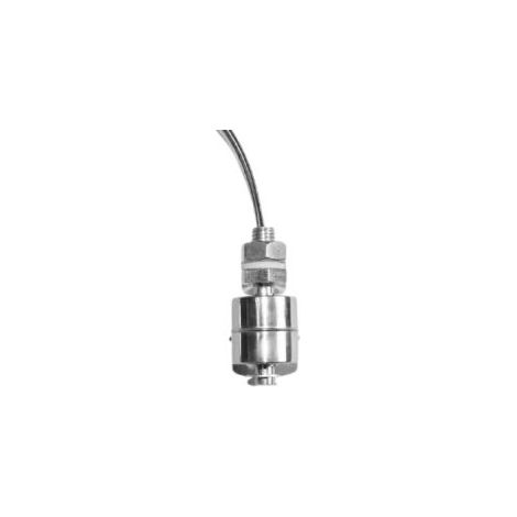 Capteur de niveau à flotteur RS PRO, Fileté, sortie NO, en Acier inoxydable, câble 350mm ( Prix pour 1 )