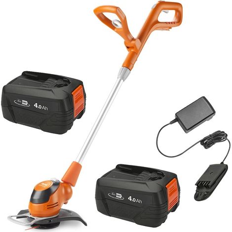 Flymo 18V EasiTrim Plus 230 Cordless Grass Trimmer Strimmer Bosch 2x 4Ah Battery (1/5)