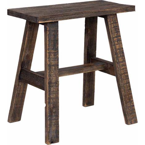 Taburete de madera 42x28x43h cm (1/5)