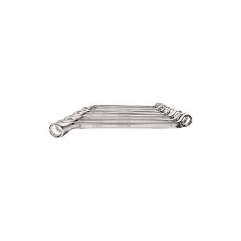 Juego  de  llaves  de  doble  anillo  12  piezas  SW  6-32mm  curvadas  profundas  TECWERK (1/3)