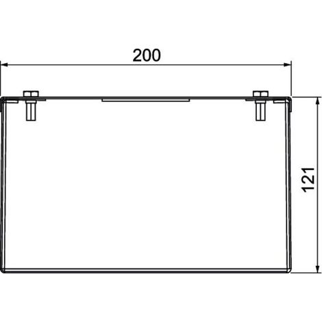 OBO Bettermann Installationskanal Metall 200x120x2000 PLMR 1220 A2 2 Stk